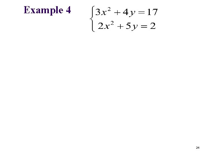 Example 4 24 
