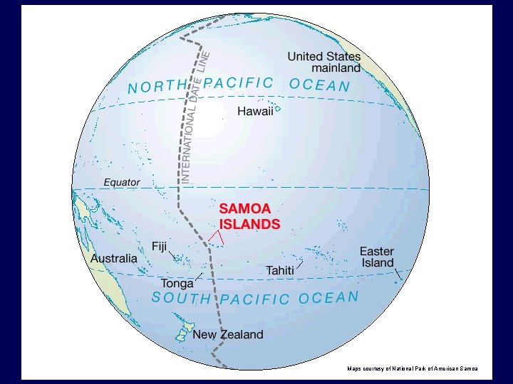Maps courtesy of National Park of American Samoa 
