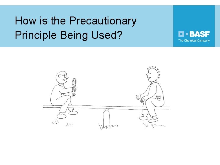 How is the Precautionary Principle Being Used? 