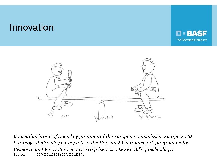 Innovation is one of the 3 key priorities of the European Commission Europe 2020