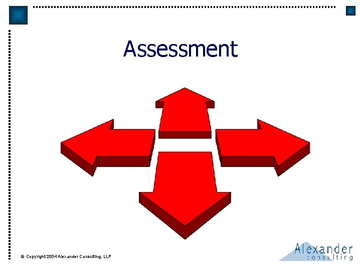 Assessment © Copyright 2004 Alexander Consulting, LLP 
