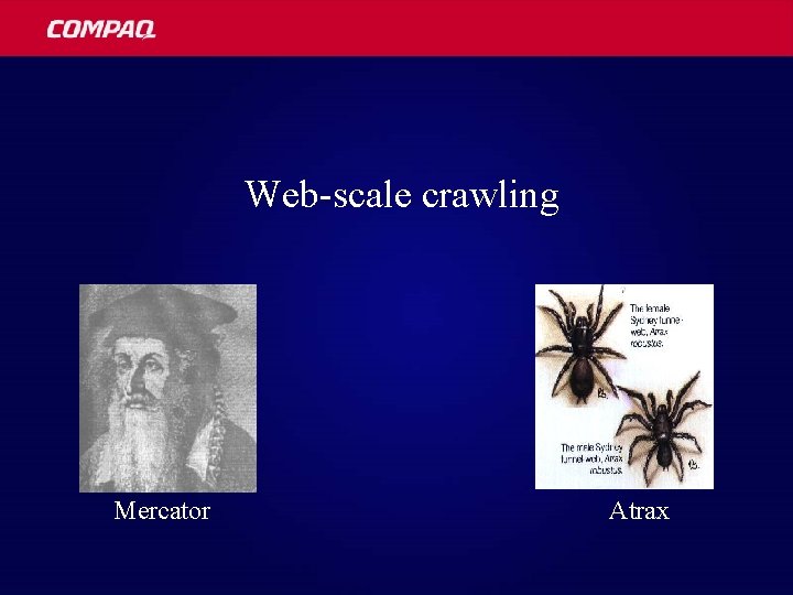 Web-scale crawling Mercator Atrax 