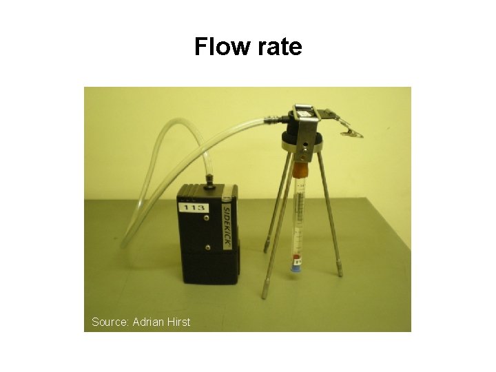 Flow rate Source: Adrian Hirst Flow rate Source: Adrian Hirst