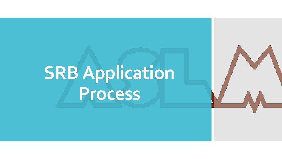 SRB Application Process 