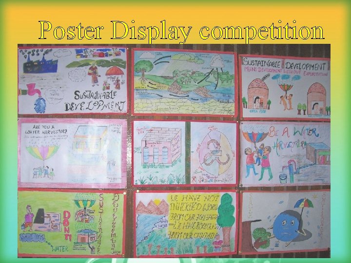 Poster Display competition 