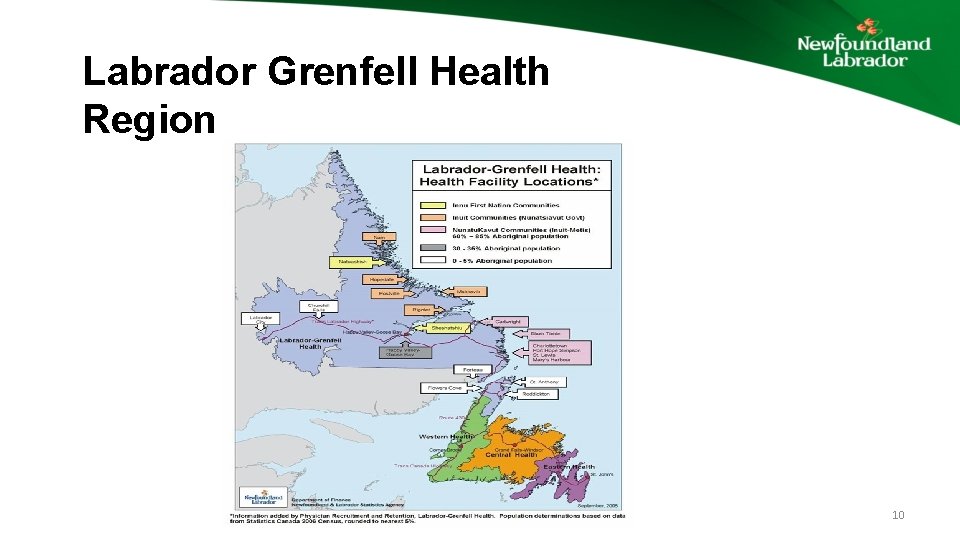 Labrador Grenfell Health Region 10 