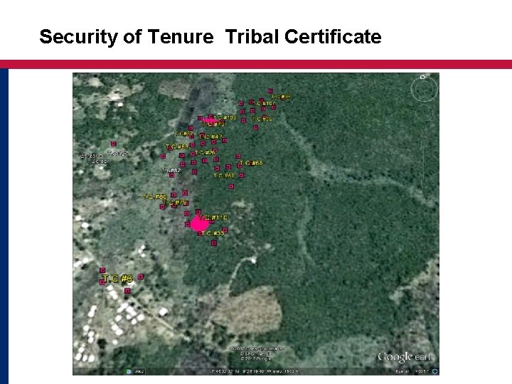 Security of Tenure Tribal Certificate 