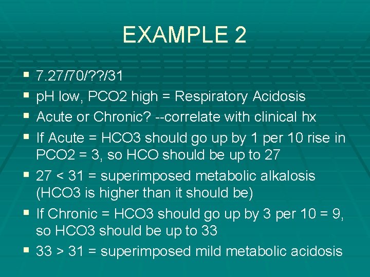 EXAMPLE 2 § § § § 7. 27/70/? ? /31 p. H low, PCO