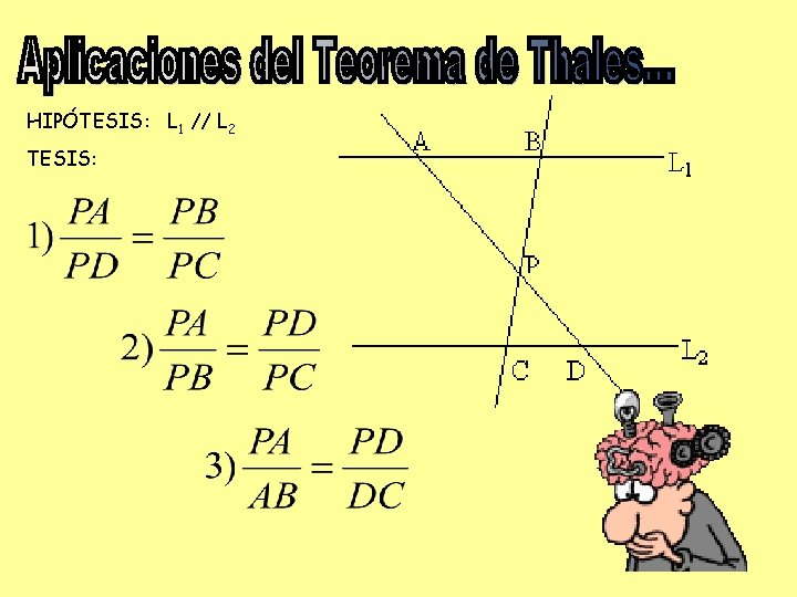 HIPÓTESIS: L 1 // L 2 TESIS: 