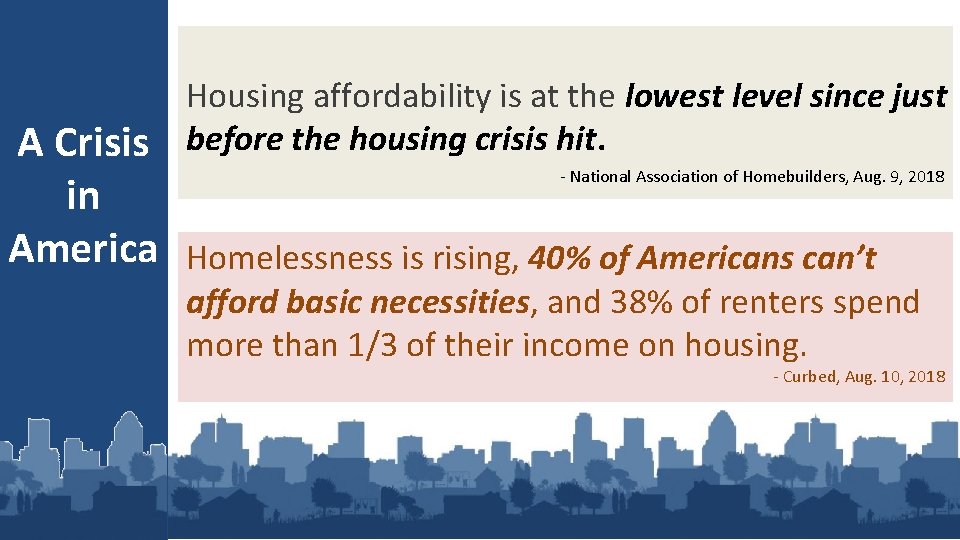 Housing affordability is at the lowest level since just before the housing crisis hit.