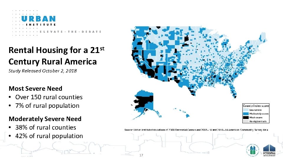 Rental Housing for a 21 st Century Rural America Study Released October 2, 2018