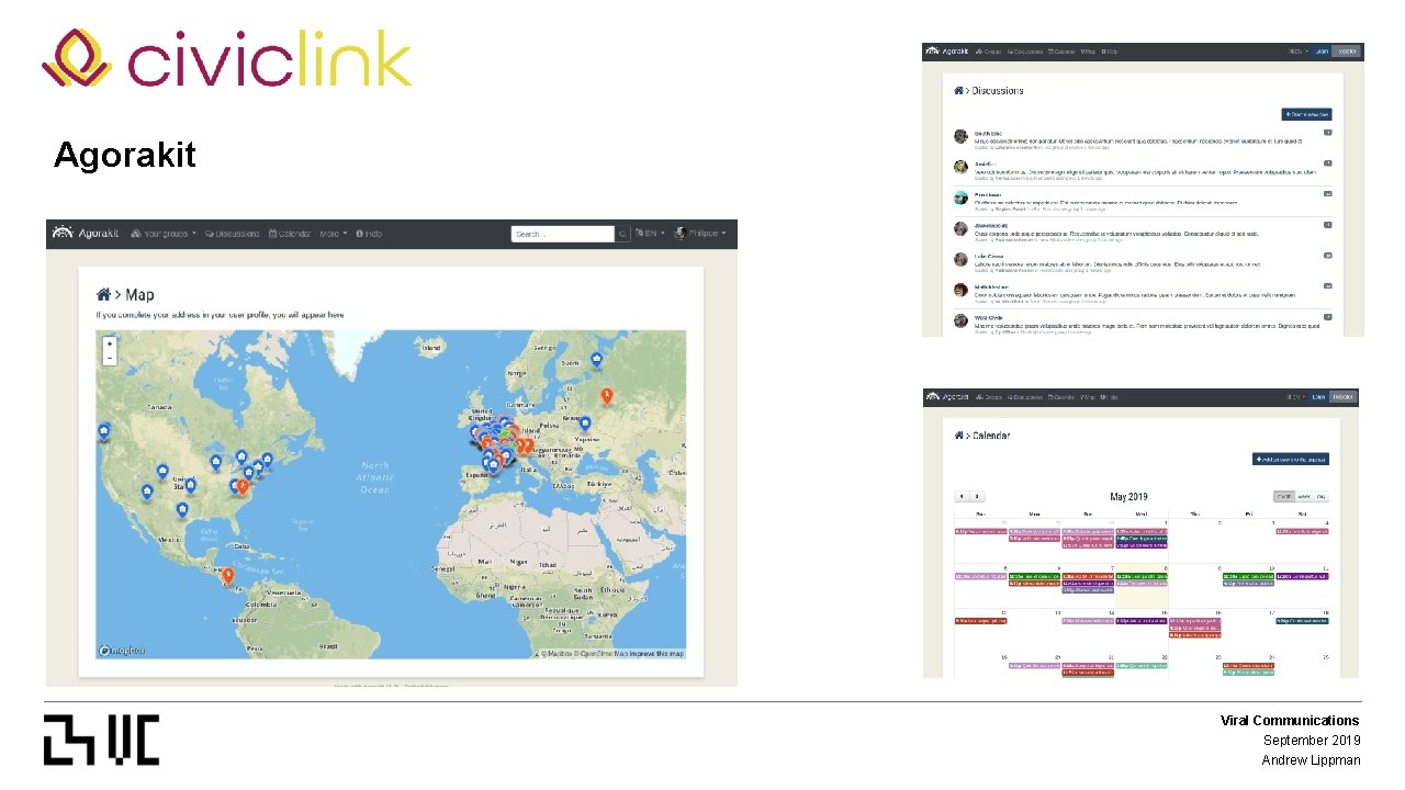 Agorakit Viral Communications September 2019 Viral Communications Andrew Lippman September 2019 Andrew Lippman 