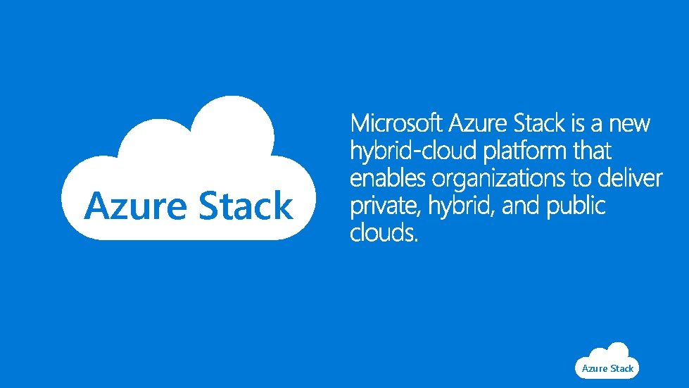 Azure Stack 