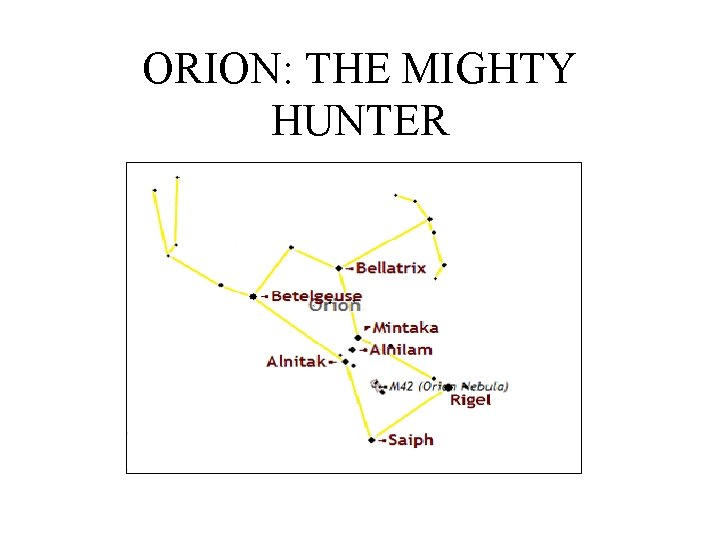 ORION: THE MIGHTY HUNTER 