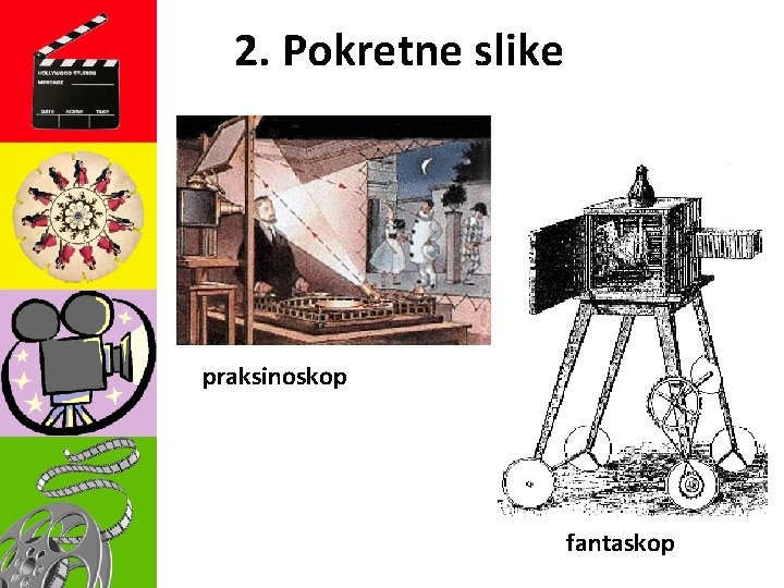 2. Pokretne slike praksinoskop fantaskop 