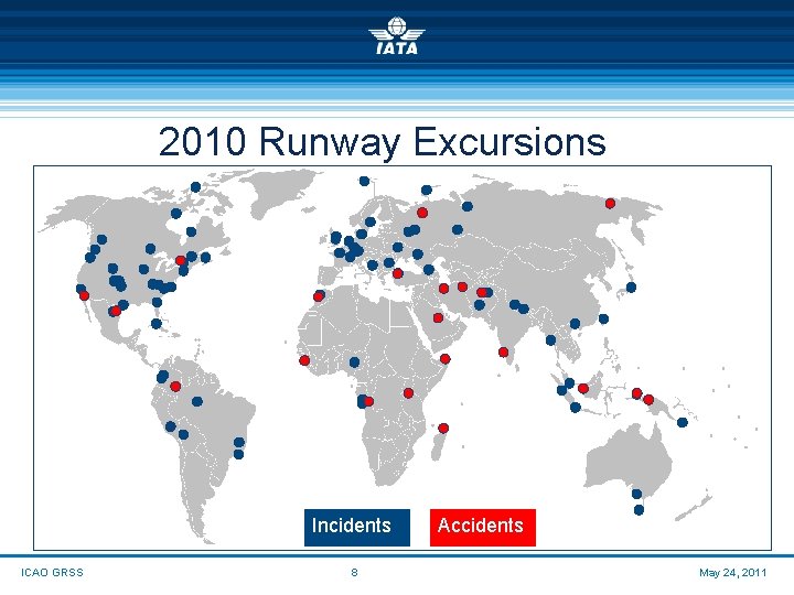 2010 Runway Excursions Incidents ICAO GRSS 8 Accidents May 24, 2011 