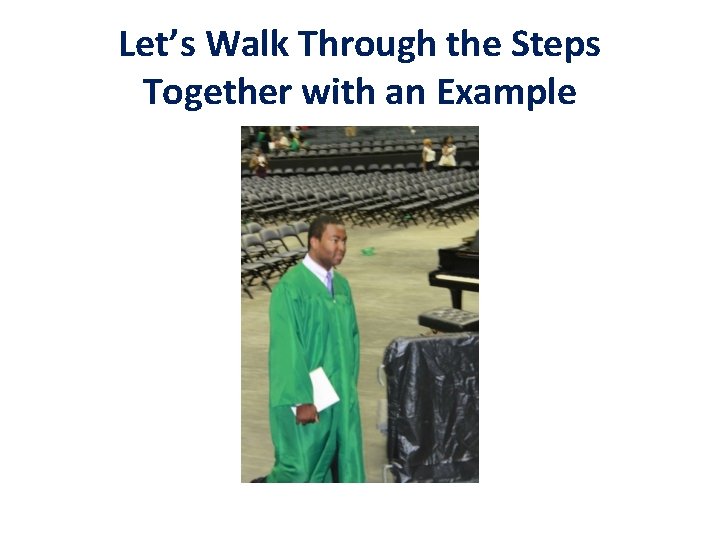 Let’s Walk Through the Steps Together with an Example 