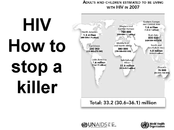 HIV How to stop a killer HIV How to stop a killer
