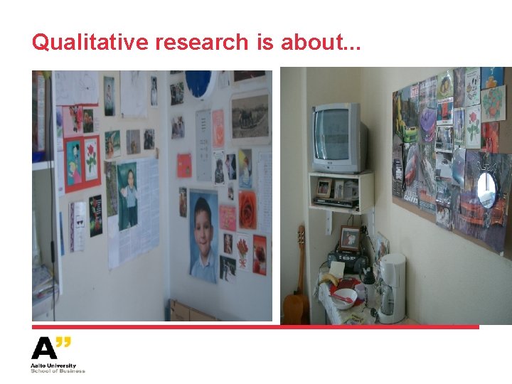 Qualitative research is about. . . 