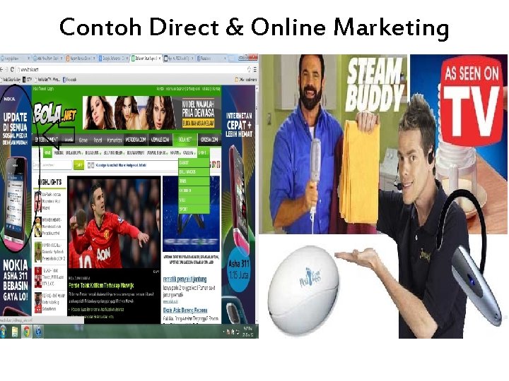 Contoh Direct & Online Marketing 
