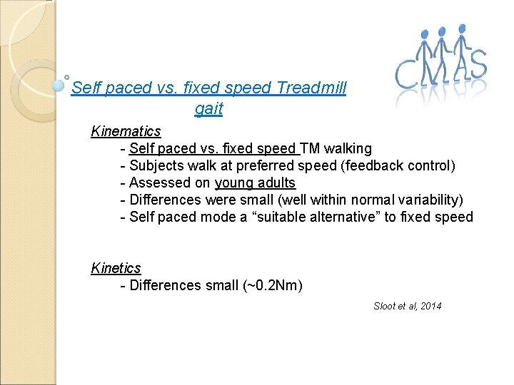 Self paced vs. fixed speed Treadmill gait Kinematics - Self paced vs. fixed speed