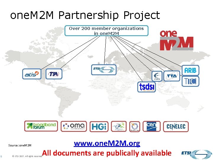one. M 2 M Partnership Project Over 200 member organizations in one. M 2