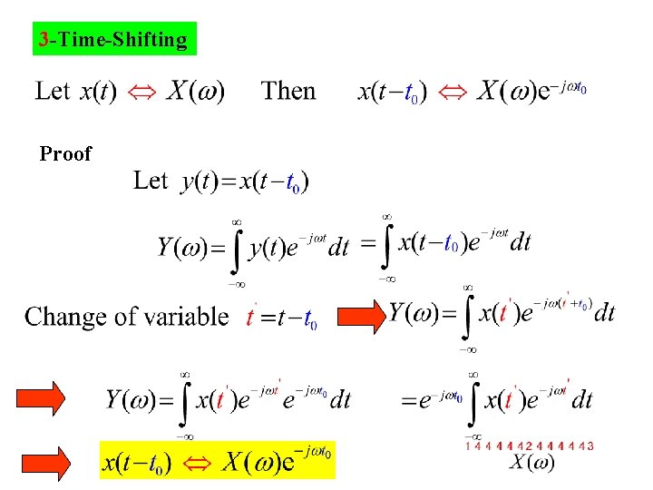 3 -Time-Shifting Proof 