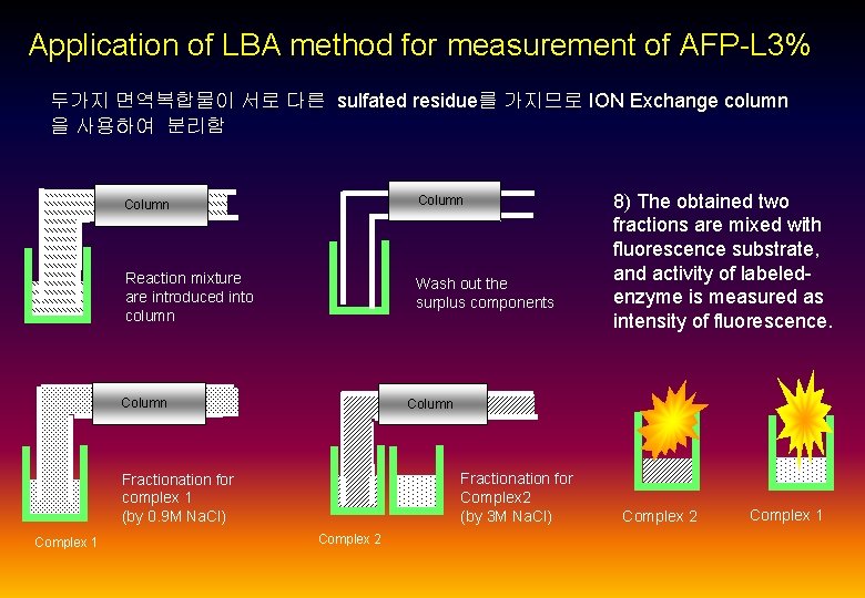 Application of LBA method for measurement of AFP-L 3% 두가지 면역복합물이 서로 다른 sulfated