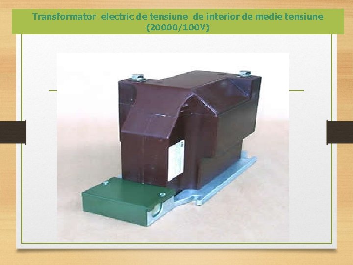 Transformator electric de tensiune de interior de medie tensiune (20000/100 V) 