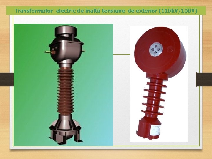 Transformator electric de înaltă tensiune de exterior (110 k. V/100 V) 