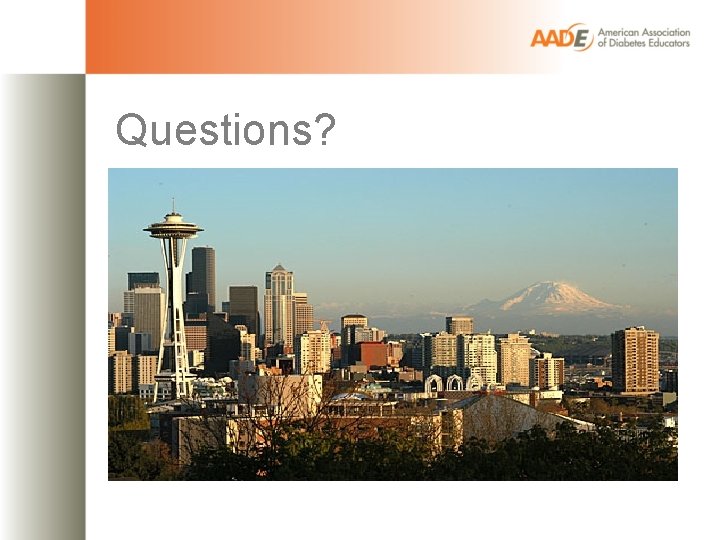 Questions? 