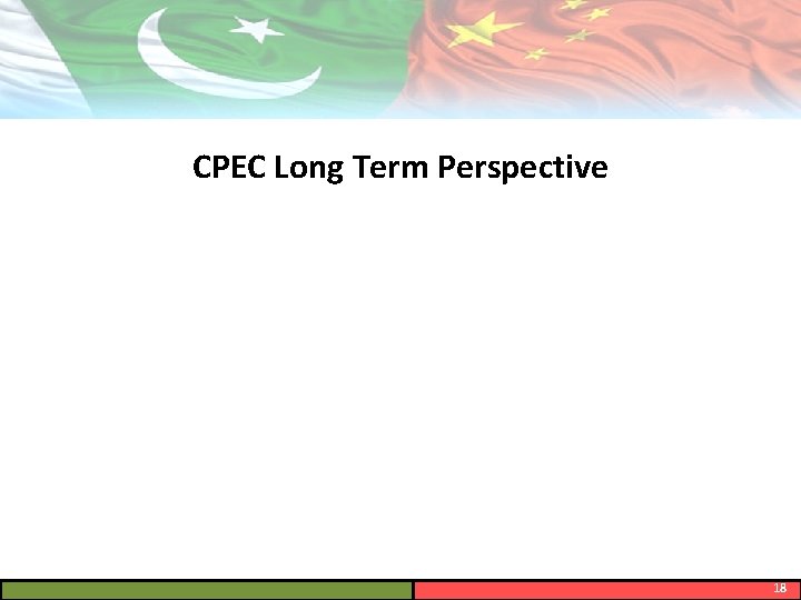CPEC Long Term Perspective 18 