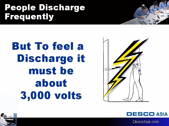 People Discharge Frequently But To feel a Discharge it must be about 3, 000 People Discharge Frequently But To feel a Discharge it must be about 3, 000