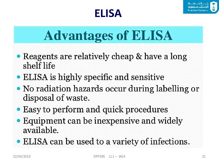 ELISA 22/04/2018 OPT 435 L 11 – W 14 21 