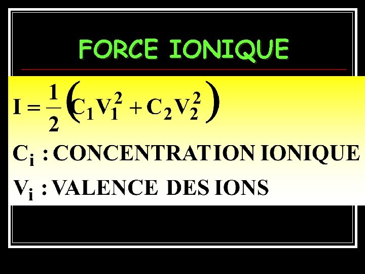 FORCE IONIQUE 