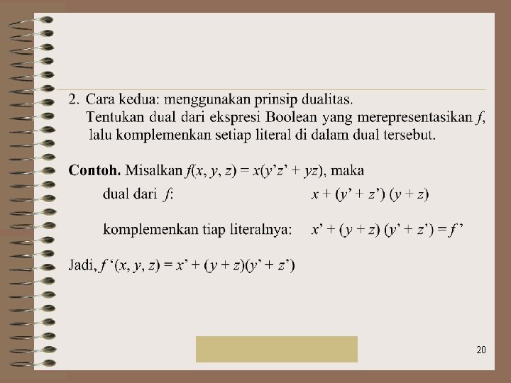 Rinaldi Munir/IF 2151 Mat. Diskrit 20 Rinaldi Munir/IF 2151 Mat. Diskrit 20