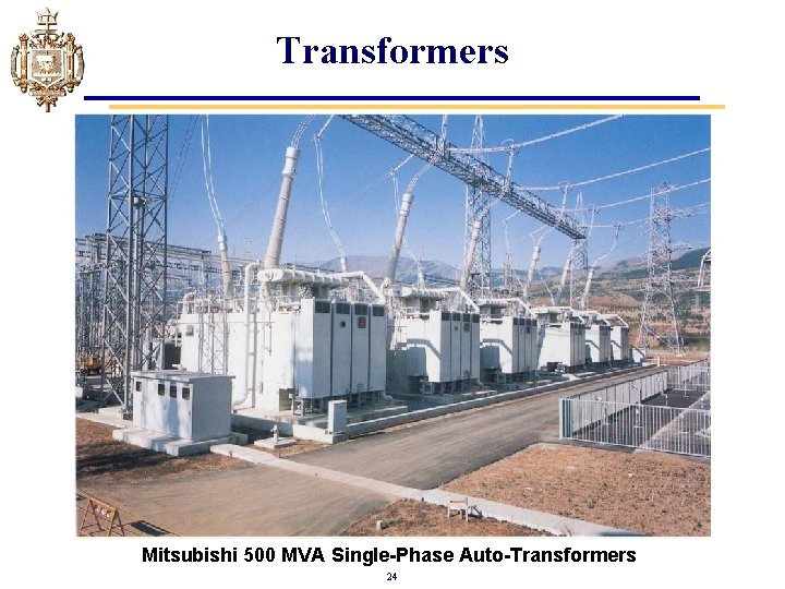 Transformers Mitsubishi 500 MVA Single-Phase Auto-Transformers 24 