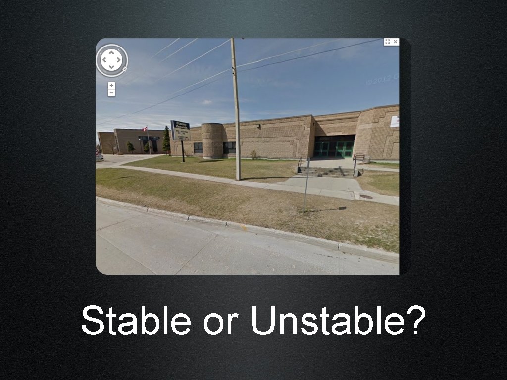 Stable or Unstable? 