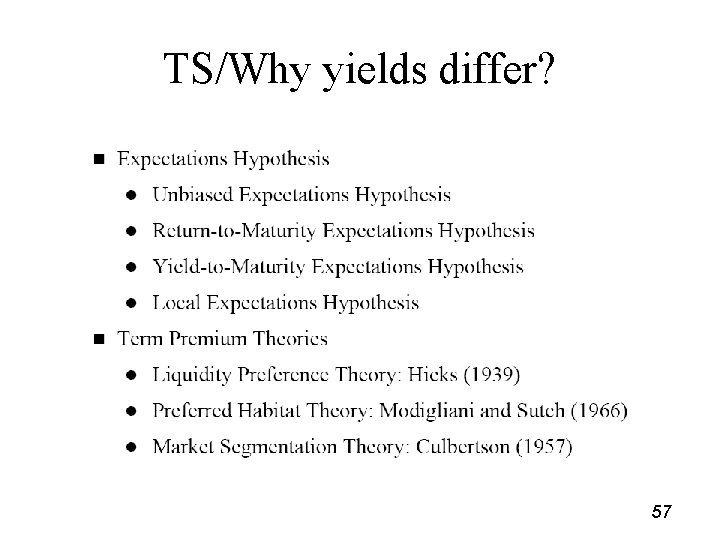 TS/Why yields differ? 57 