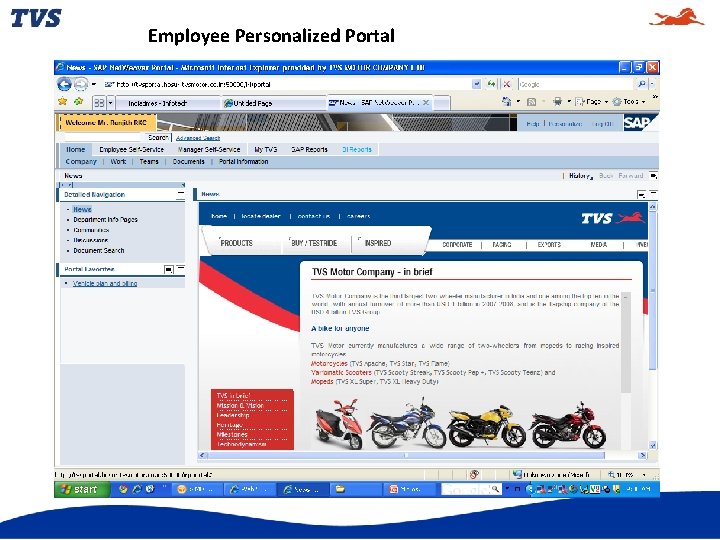 Employee Personalized Portal Employee Personalized Portal