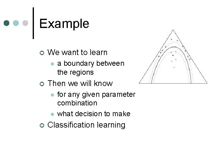 Example ¢ We want to learn l ¢ Then we will know l l