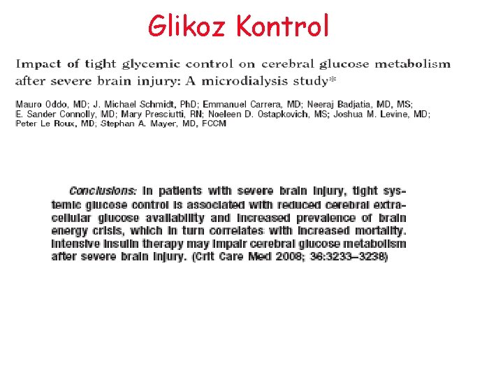 Glikoz Kontrol 