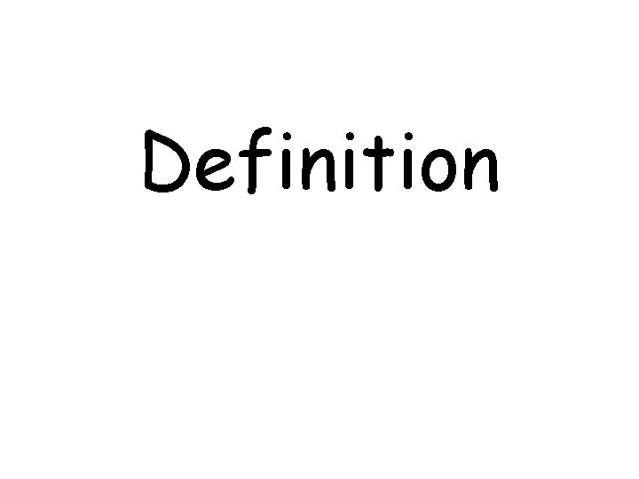 Definition 