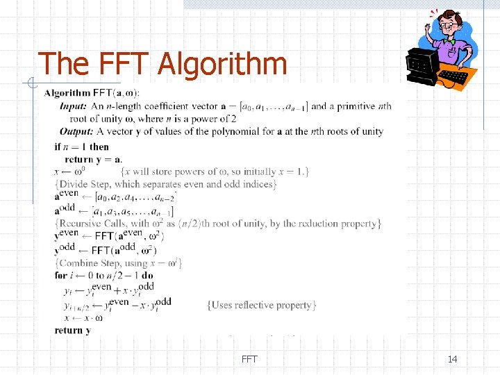 The FFT Algorithm FFT 14 