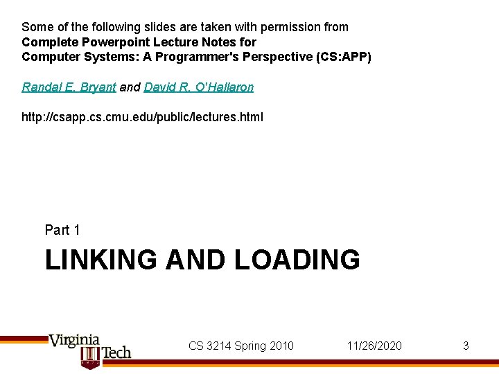 Some of the following slides are taken with permission from Complete Powerpoint Lecture Notes