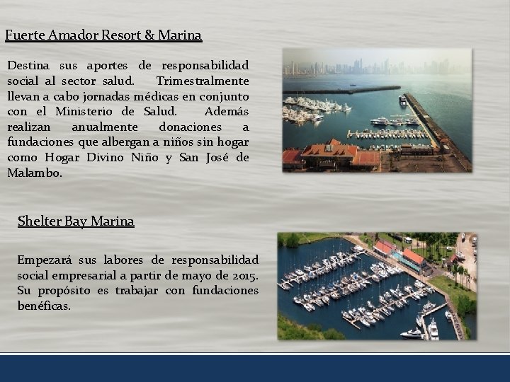 Fuerte Amador Resort & Marina Destina sus aportes de responsabilidad social al sector salud.