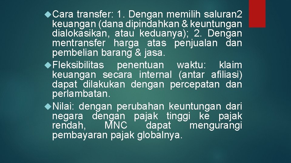  Cara transfer: 1. Dengan memilih saluran 2 keuangan (dana dipindahkan & keuntungan dialokasikan,
