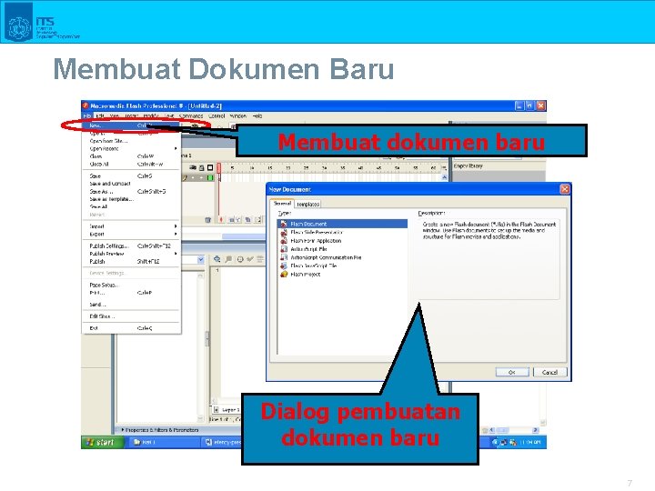 Membuat Dokumen Baru Membuat dokumen baru Dialog pembuatan dokumen baru 7 