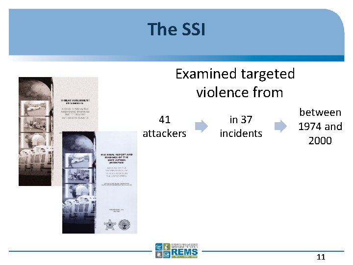 The SSI Examined targeted violence from 41 attackers in 37 incidents between 1974 and