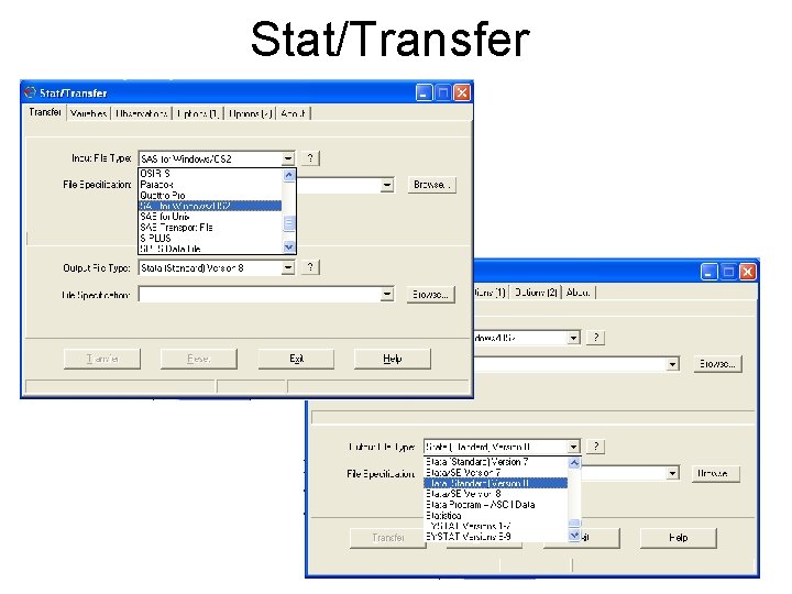 Stat/Transfer 